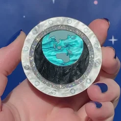 Erstwilder Tiny Blue Dot Brooch* Brooches