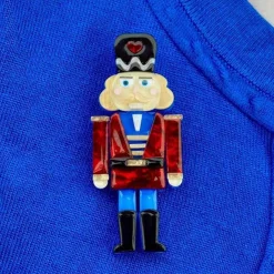 Erstwilder Tiny Tin Soldier Brooch* Brooches