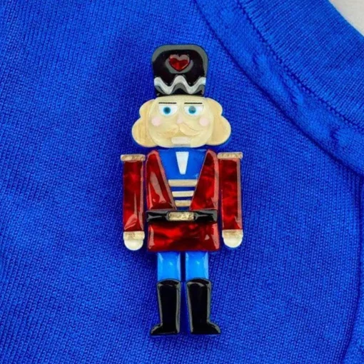 Erstwilder Tiny Tin Soldier Brooch* Brooches