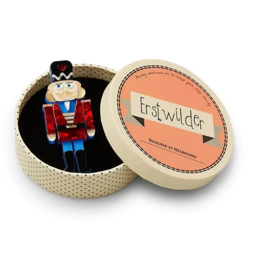 Erstwilder Tiny Tin Soldier Brooch* Brooches