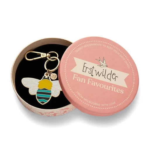 Erstwilder To Bee Or Not To Bee Key Ring* Enamel Key Rings