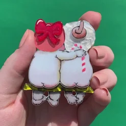 Erstwilder Together For Christmas Brooch* Brooches