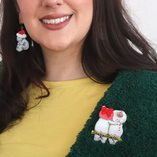 Erstwilder Together For Christmas Brooch* Brooches