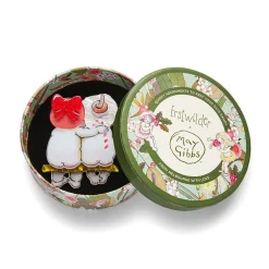 Erstwilder Together For Christmas Brooch* Brooches