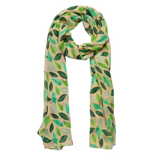 Erstwilder Tranquil Leaves Large Neck Scarf* Scarves