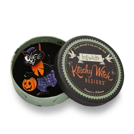 Erstwilder Treat Seeker Cat Brooch* Brooches