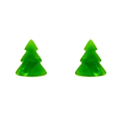 Erstwilder Tree Ripple Stud Earrings - Green* Essential Earrings
