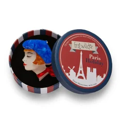 Erstwilder Tres Chic Brooch - Blue* Brooches