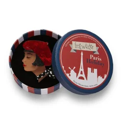 Erstwilder Tres Chic Brooch - Red* Brooches