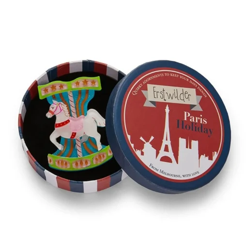 Erstwilder Trocadero Carousel Brooch* Brooches