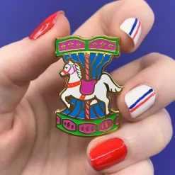Erstwilder Trocadero Carousel Enamel Pin* Enamel Pins