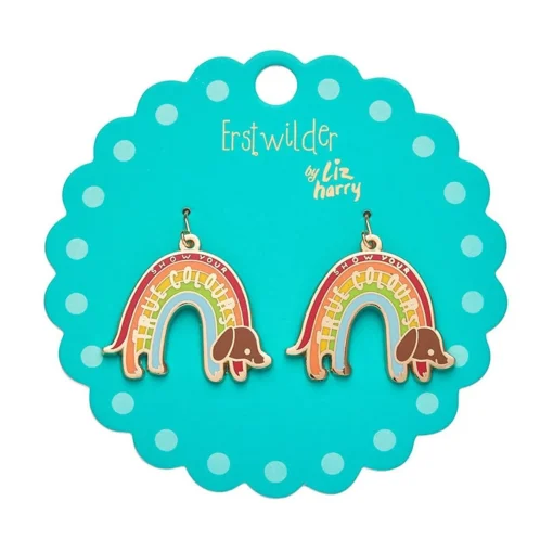 Erstwilder True Colours Enamel Drop Earrings* Enamel Earrings