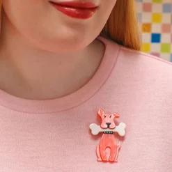 Erstwilder Tuffy'S Puppy Treat Brooch* Brooches