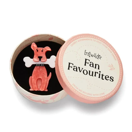 Erstwilder Tuffy'S Puppy Treat Brooch* Brooches