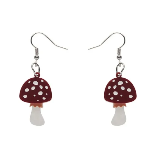 Erstwilder Twinning Toadstools Drop Earrings* Earrings
