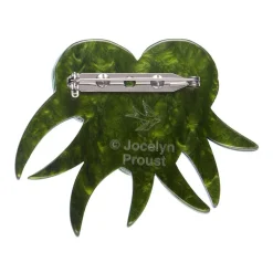 Erstwilder Verdant Green Gum Brooch* Brooches