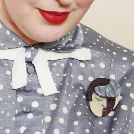 Erstwilder Vogue Visage Brooch* Brooches