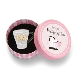 Erstwilder Wake Up And Smell The Coffee Mini Brooch* Brooches
