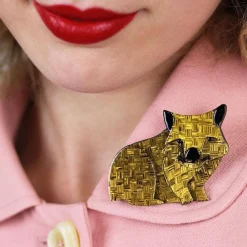 Erstwilder Wary Warri Wombat Brooch* Brooches