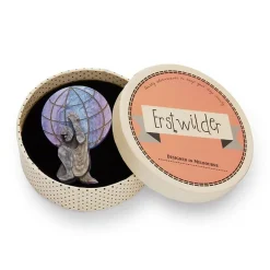 Erstwilder Weight Of The World Brooch* Brooches