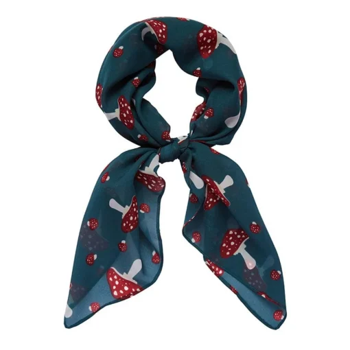 Erstwilder Well Spotted Head Scarf Teal* Scarves