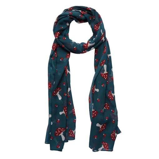 Erstwilder Well Spotted Neck Scarf Teal* Scarves