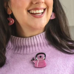 Erstwilder Whistle While We Work Brooch* Brooches