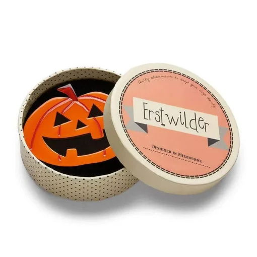 Erstwilder Will-O' The Wisp Pumpkin Brooch* Brooches