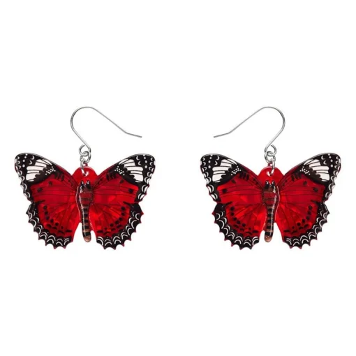 Erstwilder Wings Laced In Red Earrings* Earrings