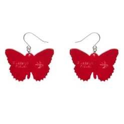 Erstwilder Wings Laced In Red Earrings* Earrings