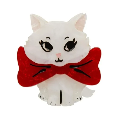 Erstwilder Wrapped Up In Love Kitten Brooch* Brooches