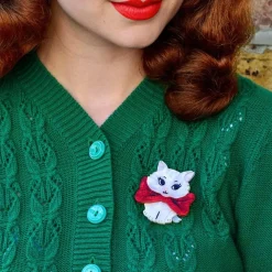 Erstwilder Wrapped Up In Love Kitten Brooch* Brooches