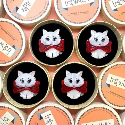 Erstwilder Wrapped Up In Love Kitten Brooch* Brooches