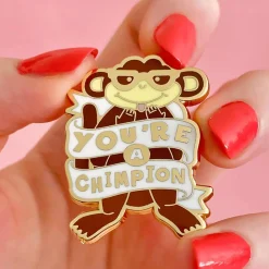 Erstwilder You'Re A Chimpion Enamel Pin* Enamel Pins