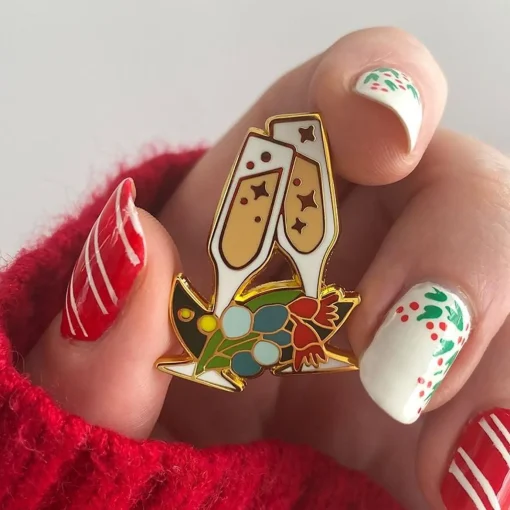 Erstwilder Yuletide Sparkles Enamel Pin* Enamel Pins