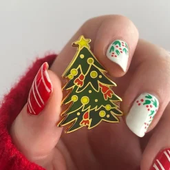 Erstwilder Yuletide Timber Enamel Pin* Enamel Pins