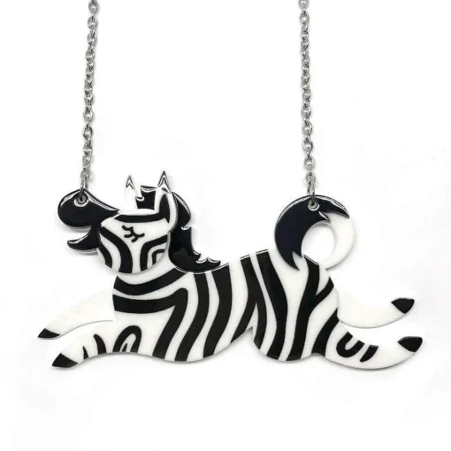 Erstwilder Zebra Crossing Necklace* Necklaces