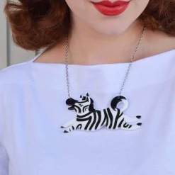 Erstwilder Zebra Crossing Necklace* Necklaces