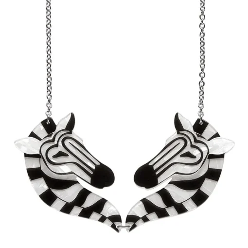 Erstwilder Zelda The Zany Zebra Necklace* Necklaces
