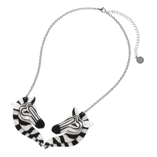 Erstwilder Zelda The Zany Zebra Necklace* Necklaces
