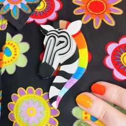 Erstwilder Zelda The Zestful Zebra Brooch* Brooches