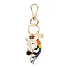 Erstwilder Zelda The Zestful Zebra Enamel Key Ring* Enamel Key Rings
