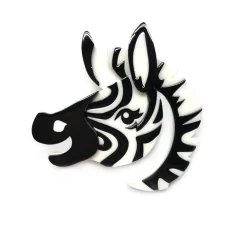 Erstwilder Zesty Zebra Brooch* Brooches