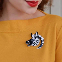 Erstwilder Zesty Zebra Brooch* Brooches