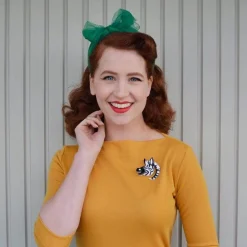 Erstwilder Zesty Zebra Brooch* Brooches